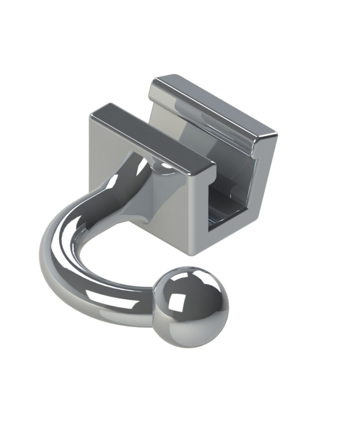 Ganchos ponta bola c/tubo p/arco - Esq 10un.