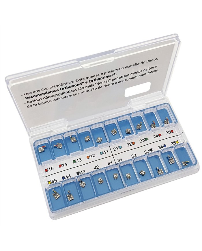 Kit Roth Max .022" -c/Gan.- p/caninos e pre-mol.