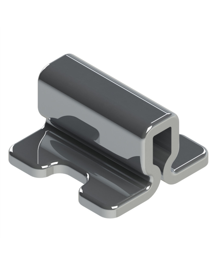 Tubo Edgewise Simples s/gancho p/soldar .022" 10un