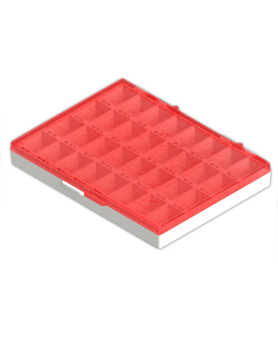 Caixa p/bandas sup -Vermelho-Universal