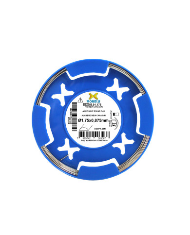 Fio rolo-CrNi Duro Elást Meia Cana 1,75x0,9mm 5mt