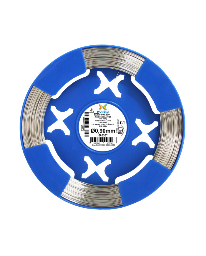 Fio em rolo-CrNi Duro Elást .036" 500g