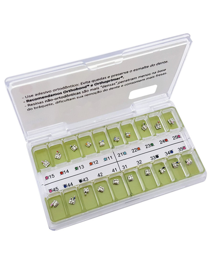 Kit Ricketts Actual c/gch can.e pré-molares .018" Kit Ricketts Actual c/gch can.e pré-molares .018"