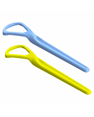 Limpa Lingua Azul e Amarelo 2uni.