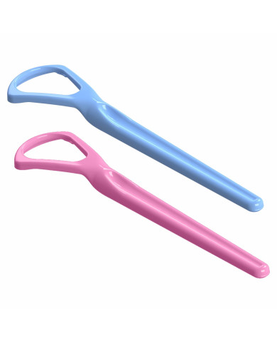 Limpa Lingua Azul e Rosa 2uni.