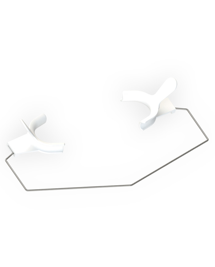 Lip retractor with large shaft - White