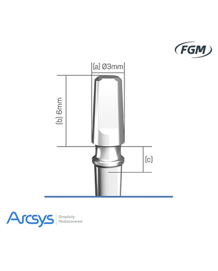 Arcsys D3X6X4.5mm Angular Trunnion