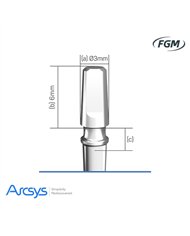 Arcsys D3X6X4.5mm Angular Trunnion