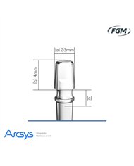 Arcsys D2mm Non-Angleable Mini Pillar