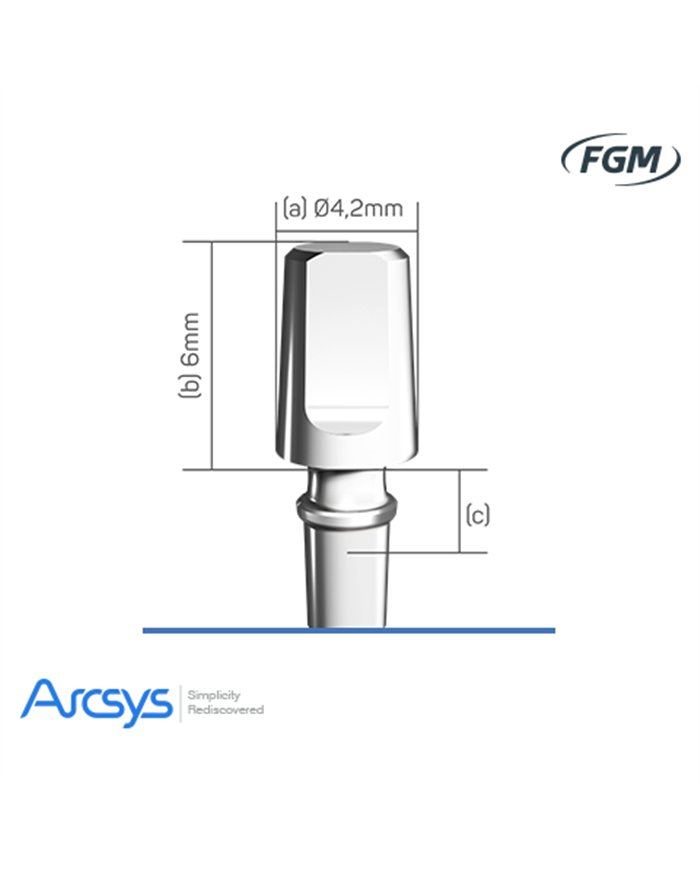 Arcsys D4.2X4X5.5mm Angle Trunnion