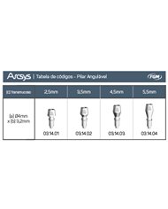 Pilar Angulável Arcsys D2,5mm Pilar Angulável Arcsys D2,5mm