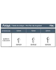 Arcsys D0.5mm Non-Angleable Mini Abutment