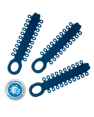 Elástico para ligadura Modular Antimicrobiano - 10 cores disponíveis