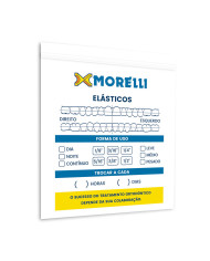 Empaque (zip) p/ Elástico Ortodóncico - 50 Unidades