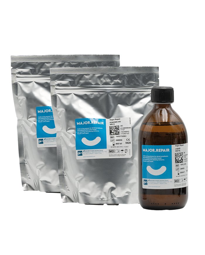 Acrylic Major Repair Kit: 2x500g+500ml M - Pink