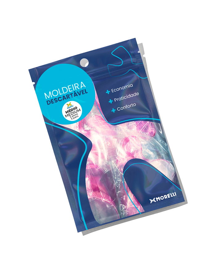 Moldeiras Descartáveis Par Sup./Inf. M - 10 uni. Moldeiras Descartáveis Par Sup./Inf. M - 10 uni.